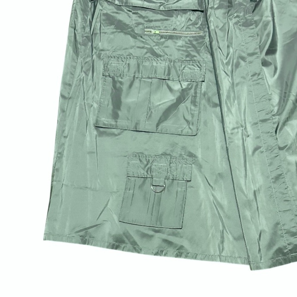 Cynthia Rowley Teal Taffeta Cargo Skirt M. NWT - Picture 8 of 13